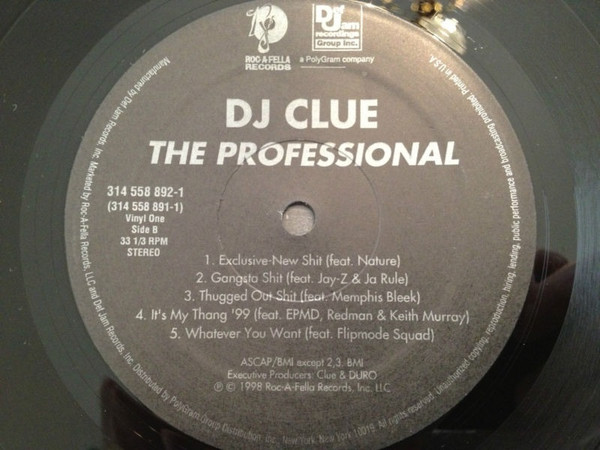 DJ Clue - The Professional | Roc-A-Fella Records (314 558 891-1) - 4