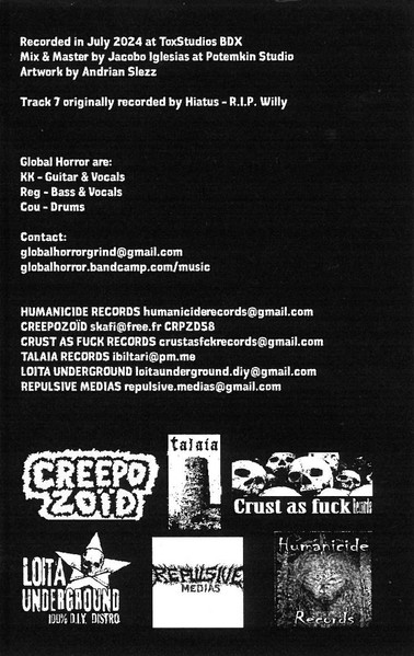 Global Horror - Decrepit Brains | Creepozoïd Productions (CRPZD58) - 2 Global Horror - Decrepit Brains | Creepozoïd Productions (CRPZD58) - 2