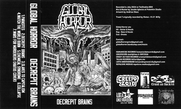 Global Horror - Decrepit Brains | Creepozoïd Productions (CRPZD58) - 3 Global Horror - Decrepit Brains | Creepozoïd Productions (CRPZD58) - 3