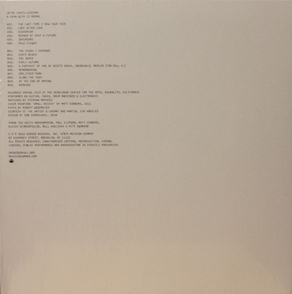 Jefre Cantu-Ledesma - A Year With 13 Moons | Mexican Summer (MEX198) - 2 Jefre Cantu-Ledesma - A Year With 13 Moons | Mexican Summer (MEX198) - 2