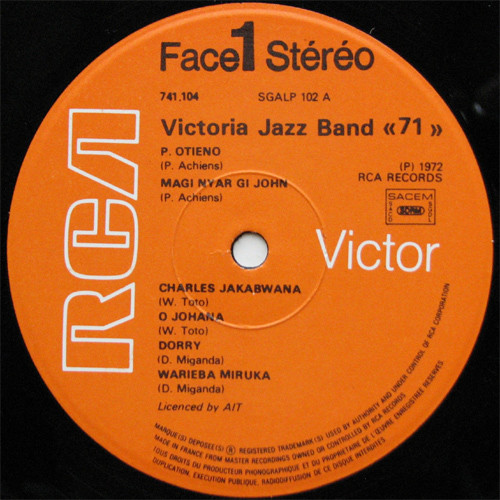 Victoria Jazz Band - Victoria Jazz Band "71" | RCA Victor (741 104) - 3 Victoria Jazz Band - Victoria Jazz Band "71" | RCA Victor (741 104) - 3