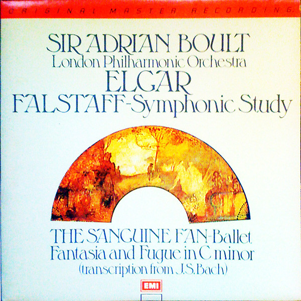 Sir Adrian Boult , London Philharmonic Orchestra , Sir Edward Elgar - Falstaff - Symphonic Study / The Sanguine Fan - Ballet / Fantasia And Fugue In C Minor | Mobile Fidelity Sound Lab (MFSL 2-501)