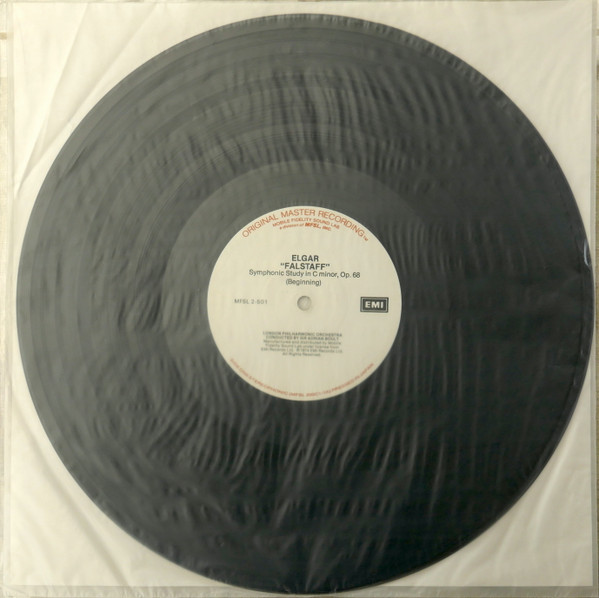 Sir Adrian Boult , London Philharmonic Orchestra , Sir Edward Elgar - Falstaff - Symphonic Study / The Sanguine Fan - Ballet / Fantasia And Fugue In C Minor | Mobile Fidelity Sound Lab (MFSL 2-501) - 4 Sir Adrian Boult , London Philharmonic Orchestra , Sir Edward Elgar - Falstaff - Symphonic Study / The Sanguine Fan - Ballet / Fantasia And Fugue In C Minor | Mobile Fidelity Sound Lab (MFSL 2-501) - 4