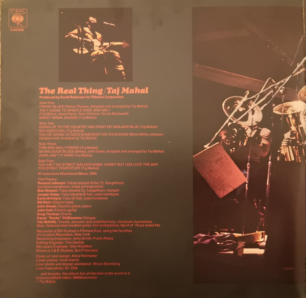 Taj Mahal - The Real Thing | CBS (S 66288) - 2 Taj Mahal - The Real Thing | CBS (S 66288) - 2