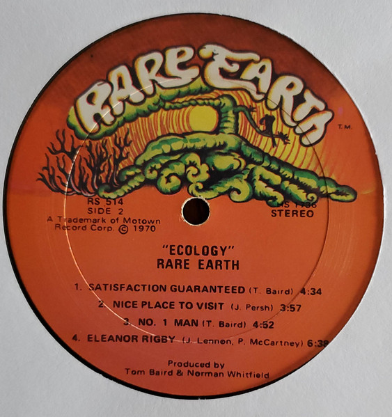 Rare Earth - Ecology [Vinyl] | Rare Earth (RS514) - 4
