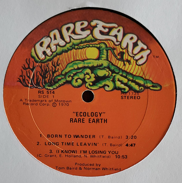 Rare Earth - Ecology [Vinyl] | Rare Earth (RS514) - 3