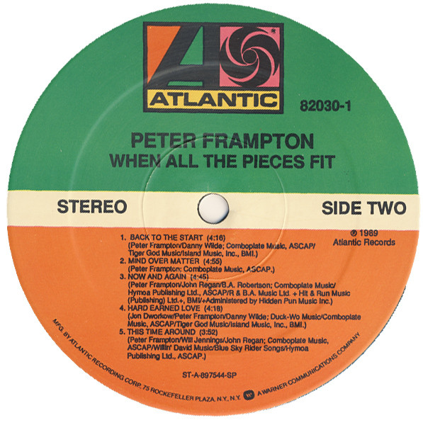 Peter Frampton - When All The Pieces Fit | Atlantic (7 82030-1) - 4