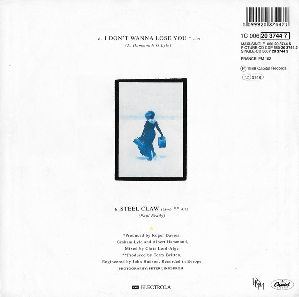 Tina Turner - I Don't Wanna Lose You | Capitol Records (006-20 3744 7) - 2 Tina Turner - I Don't Wanna Lose You | Capitol Records (006-20 3744 7) - 2