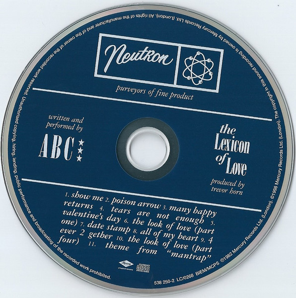 ABC - The Lexicon Of Love | Mercury (538 250-2) - 3