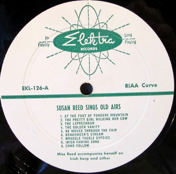 Susan Reed - Susan Reed Sings Old Airs | Elektra (EKL-126) - 3 Susan Reed - Susan Reed Sings Old Airs | Elektra (EKL-126) - 3