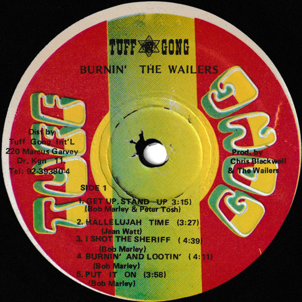 The Wailers - Burnin' | Tuff Gong (422-846 200-1) - 3 The Wailers - Burnin' | Tuff Gong (422-846 200-1) - 3