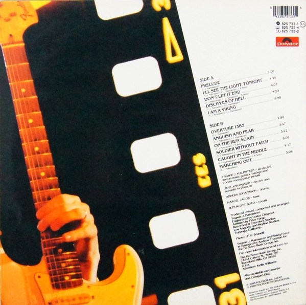Yngwie J. Malmsteen's Rising Force - Marching Out | Polydor (825 733-1) - 2