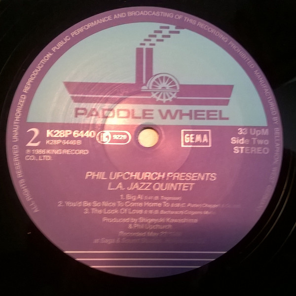 L.A. Jazz Quintet - Phil Upchurch Presents L. A. Jazz Quintet | Paddle Wheel (K28P-6440) - 4 L.A. Jazz Quintet - Phil Upchurch Presents L. A. Jazz Quintet | Paddle Wheel (K28P-6440) - 4