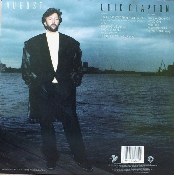 Eric Clapton - August | Warner Bros. Records (1-25476) - 3 Eric Clapton - August | Warner Bros. Records (1-25476) - 3