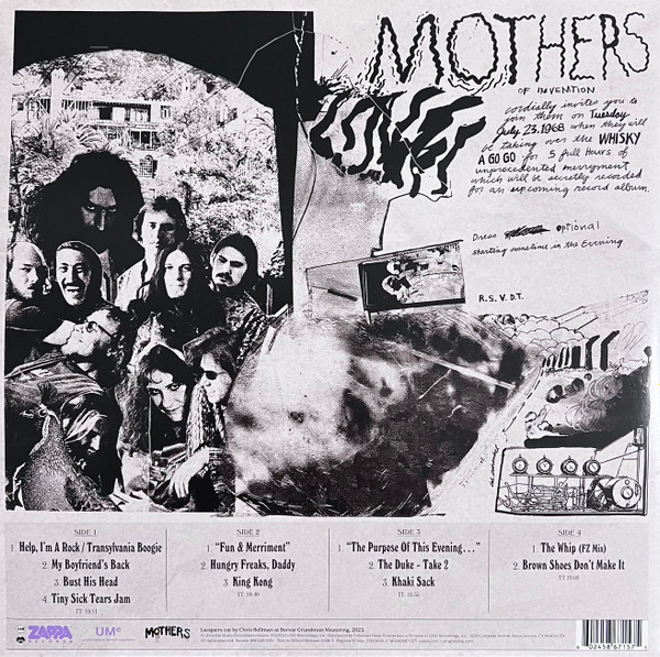 Frank Zappa & The Mothers - Whisky A Go Go, 1968: Highlights | Zappa Records (ZR20045-2) - 4