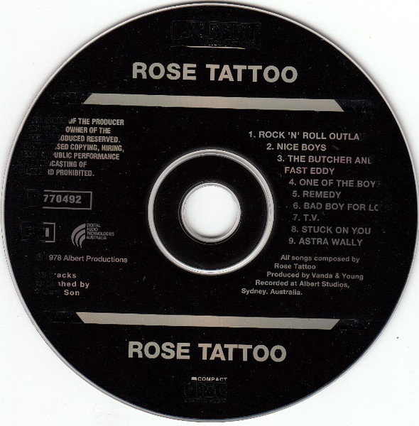 Rose Tattoo - Rose Tattoo CD | Albert Productions (4770492) - 3 Rose Tattoo - Rose Tattoo CD | Albert Productions (4770492) - 3