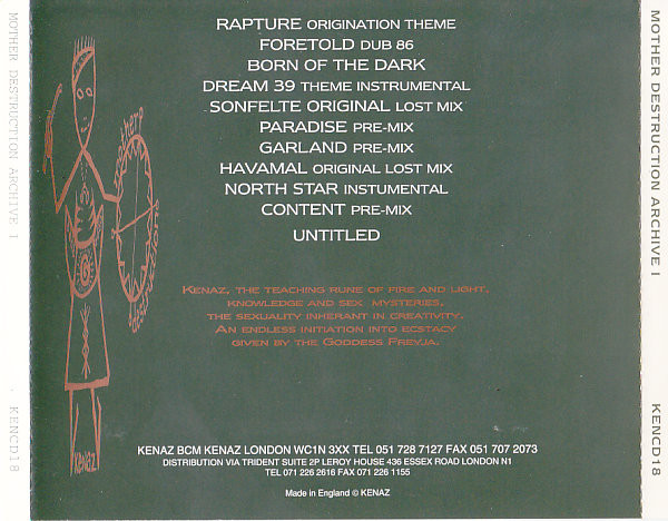 Mother Destruction / Sixth Comm - Archive 1 | Kenaz (KENCD18) - 2 Mother Destruction / Sixth Comm - Archive 1 | Kenaz (KENCD18) - 2