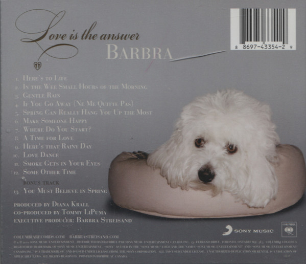 Barbra Streisand - Love is the Answer | Columbia (88697 43354 2) - 2