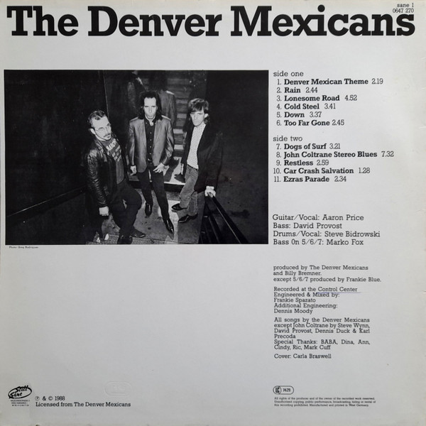 Denver Mexicans - The Denver Mexicans | Still Sane Records (0647 270) - 2 Denver Mexicans - The Denver Mexicans | Still Sane Records (0647 270) - 2