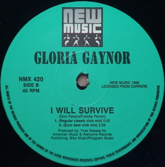 Gloria Gaynor - I Will Survive (Radio Manhattan Mix '90 Version) | New Music International (NMX 420) - 2 Gloria Gaynor - I Will Survive (Radio Manhattan Mix '90 Version) | New Music International (NMX 420) - 2