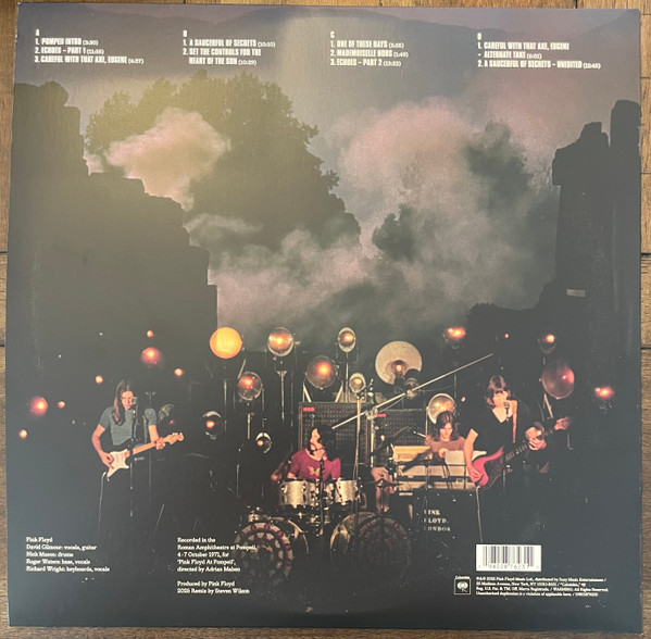 Pink Floyd - Pink Floyd At Pompeii MCMLXXII (2LP) [Vinyl] | Legacy (0198028762311) - 3