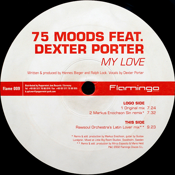 75 Moods - My Love | Flamingo Discos (FLAME 009) - 4 75 Moods - My Love | Flamingo Discos (FLAME 009) - 4