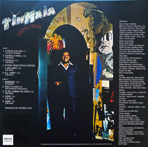 Tim Maia - Disco Club | Noize Record Club (NRC050) - 2