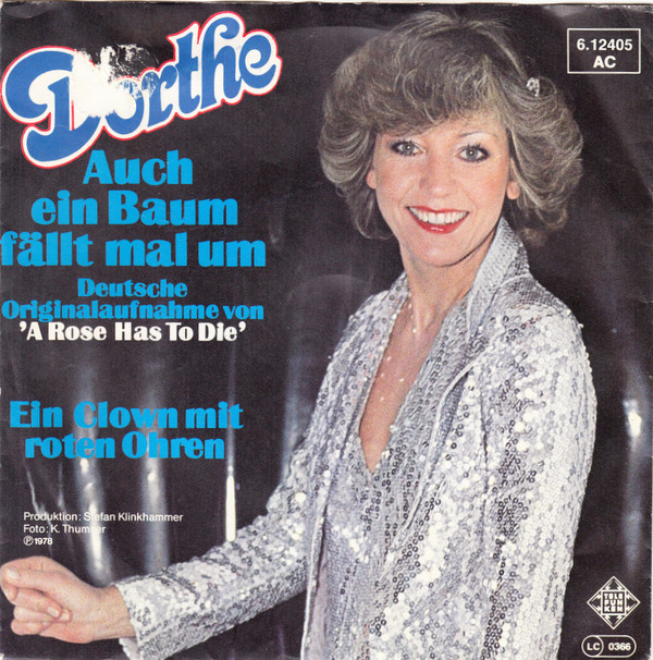 Dorthe Kollo - Auch Ein Baum Fällt Mal Um / Ein Clown Mit Roten Ohren | Telefunken (6.12 405) - main