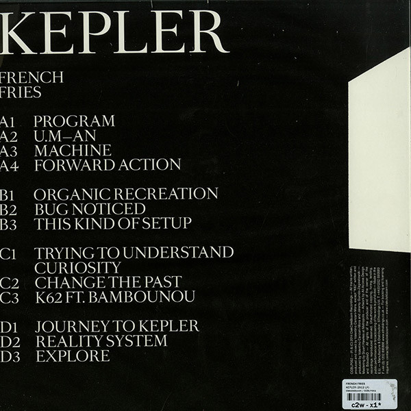 French Fries - Kepler | ClekClekBoom Recordings (CCBLP002) - 2 French Fries - Kepler | ClekClekBoom Recordings (CCBLP002) - 2