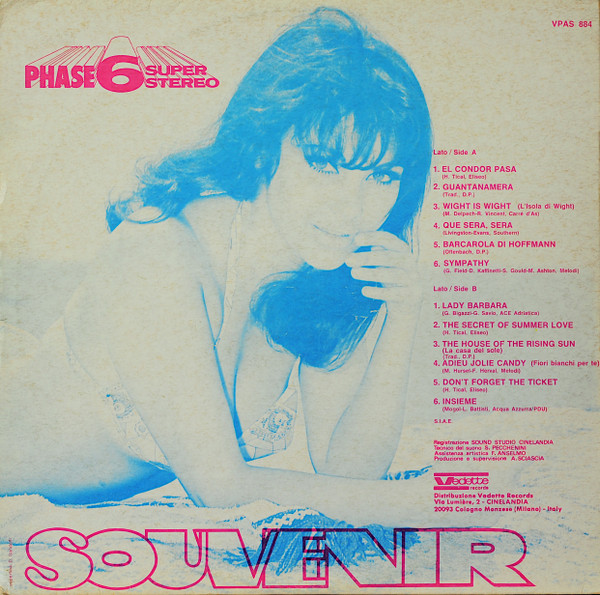 The Five Lords - Souvenir | Phase 6 Super Stereo (VPAS 884) - 2