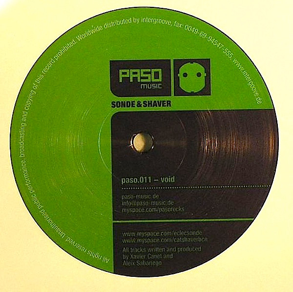 Eclec Sonde & Cat Shaver / Marc Miroir & Joachim Spieth - Void / Last Exit | Paso Music (paso.011) - 4 Eclec Sonde & Cat Shaver / Marc Miroir & Joachim Spieth - Void / Last Exit | Paso Music (paso.011) - 4