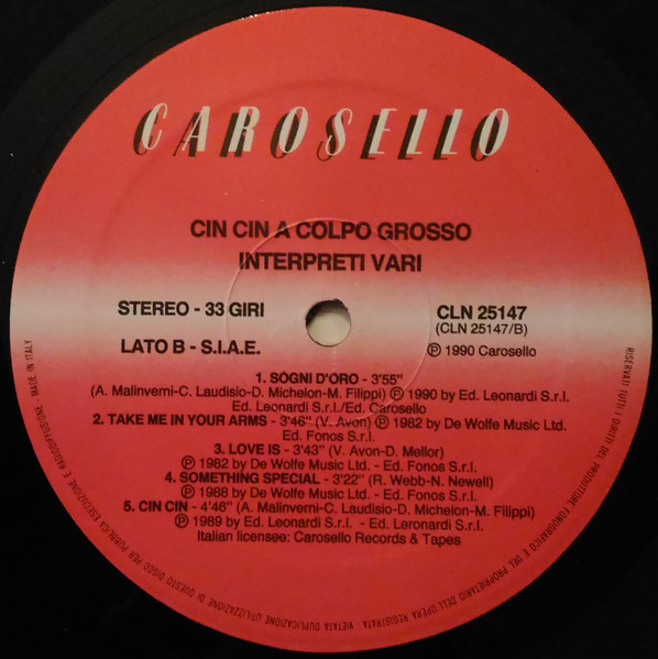 Le Ragazze Cin Cin - Cin Cin A Colpo Grosso | Carosello (CLN 25147) - 3 Le Ragazze Cin Cin - Cin Cin A Colpo Grosso | Carosello (CLN 25147) - 3