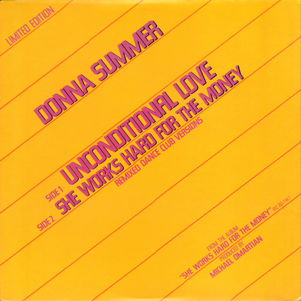 Donna Summer - Unconditional Love / She Works Hard For The Money | Mercury (814 592-1) - main