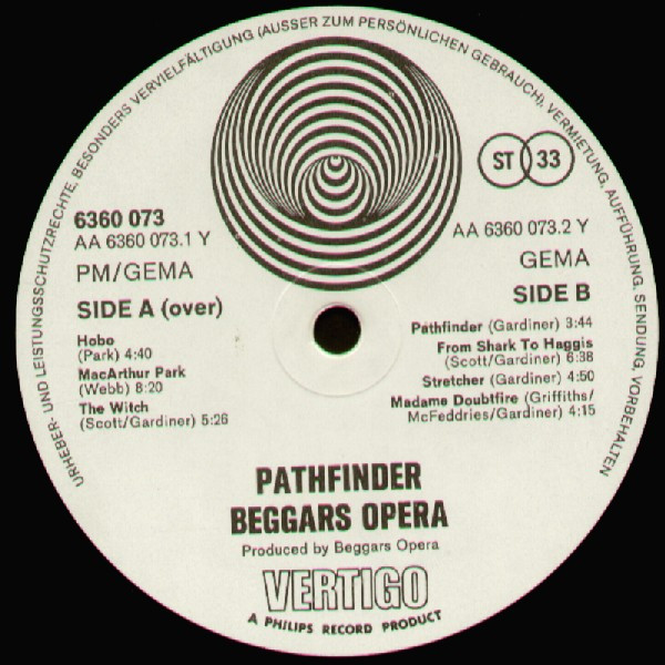 Beggars Opera - Pathfinder | Vertigo (6360 073) - 4