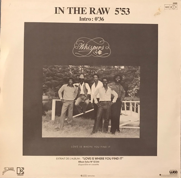 The Whispers - In The Raw | Solar (22069) - 2