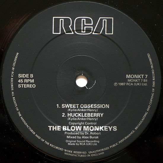 The Blow Monkeys - Some Kind Of Wonderful | RCA (MONKT 7) - 4