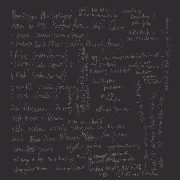 Pearl Jam - MTV Unplugged | Sony Music (19075921591) - 3