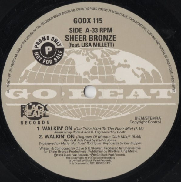 Sheer Bronze Feat. Lisa Millett - Walkin' On | Go! Beat (GODX 115) - 3 Sheer Bronze Feat. Lisa Millett - Walkin' On | Go! Beat (GODX 115) - 3