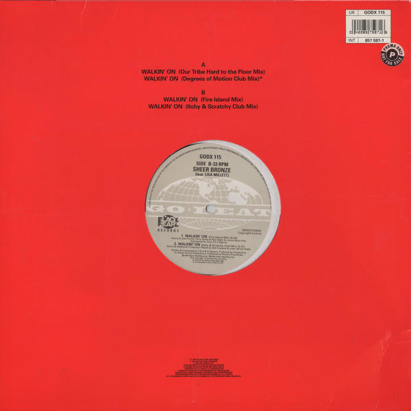 Sheer Bronze Feat. Lisa Millett - Walkin' On | Go! Beat (GODX 115) - 2 Sheer Bronze Feat. Lisa Millett - Walkin' On | Go! Beat (GODX 115) - 2
