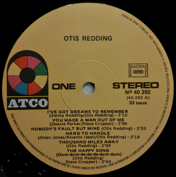 Otis Redding - Amen | ATCO Records (40292) - 3