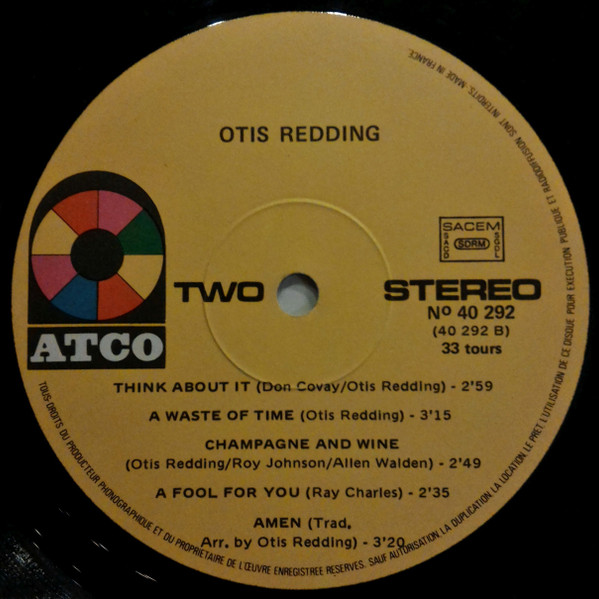 Otis Redding - Amen | ATCO Records (40292) - 4