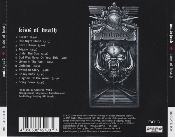 Motörhead - Kiss Of Death | BMG (BMGCAT373CD) - 2