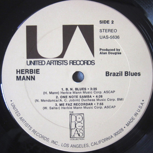 Herbie Mann - Brazil Blues | United Artists Records (UAS 5636) - 4