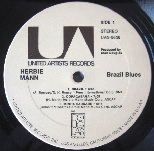 Herbie Mann - Brazil Blues | United Artists Records (UAS 5636) - 3