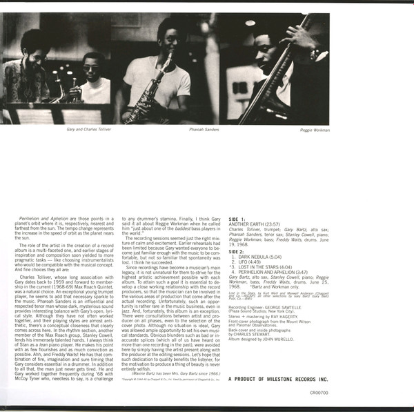 Gary Bartz - Another Earth | Milestone (CR00700) - 3 Gary Bartz - Another Earth | Milestone (CR00700) - 3