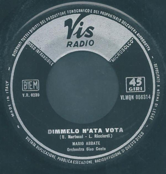 Mario Abbate - Core Napulitano | Vis Radio (VLMQN 056314) - 4