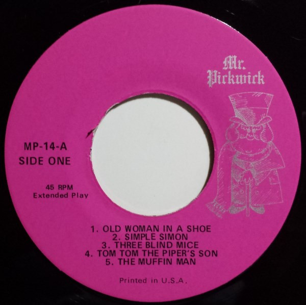 Unknown Artist - Old Woman In A Shoe & Mother Goose Favorites | Mr. Pickwick (MP-14) - 2 Unknown Artist - Old Woman In A Shoe & Mother Goose Favorites | Mr. Pickwick (MP-14) - 2