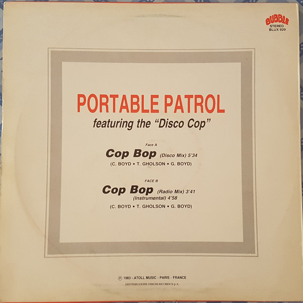 Portable Patrol - Cop Bop | Bubble (BLUX 929) - 2