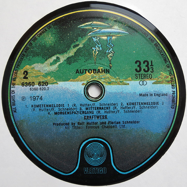 Kraftwerk - Autobahn | Vertigo (6360 620) - 3
