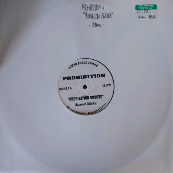 Prohibition - Prohibition Groove | Tempo Toons (TOONS 1) - 2 Prohibition - Prohibition Groove | Tempo Toons (TOONS 1) - 2